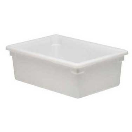 STANTON TRADING Food Storage Box, 12"x18"x6" White, Polyethylene PEB-12186